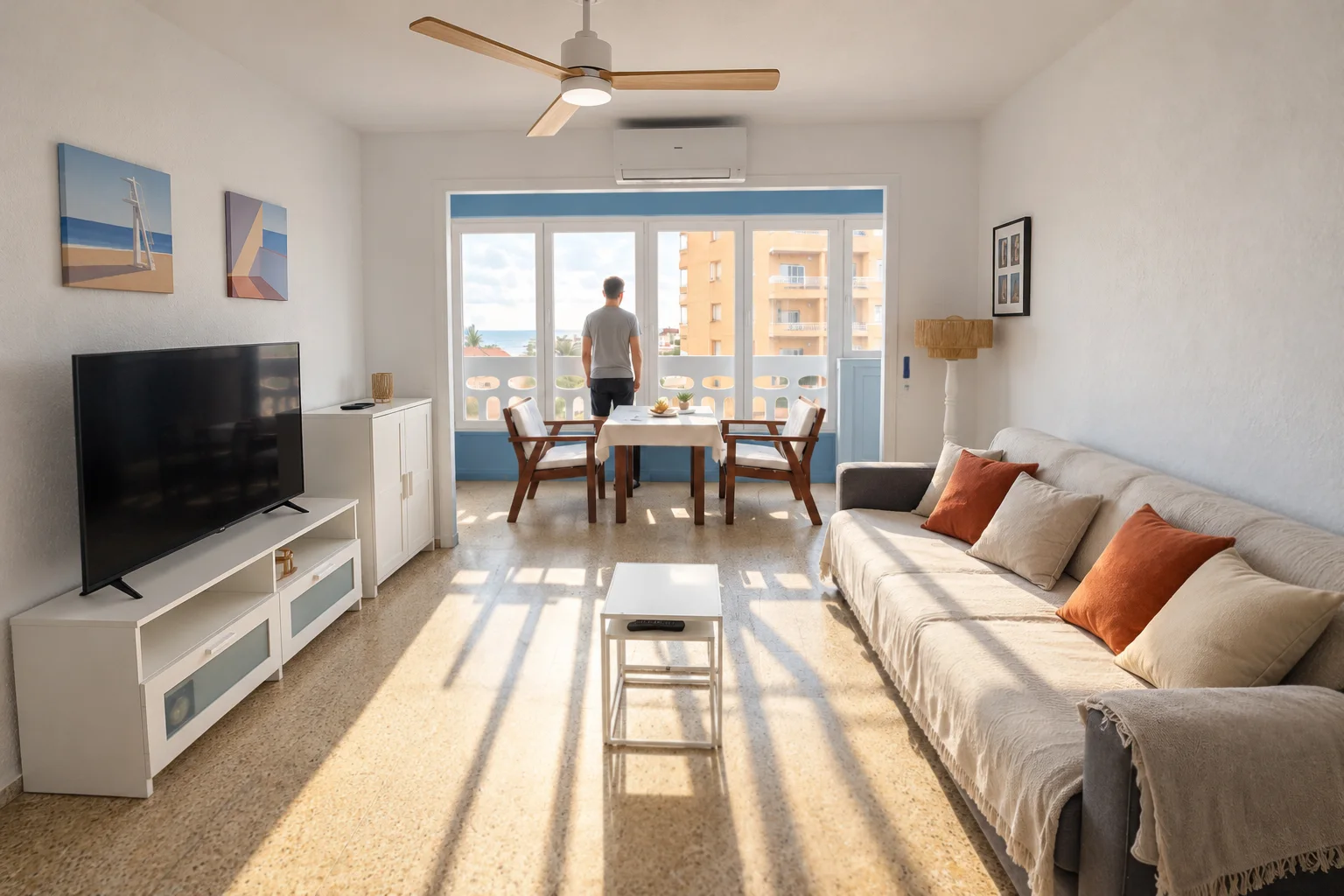 Salón principal del apartamento La Mata Beach
