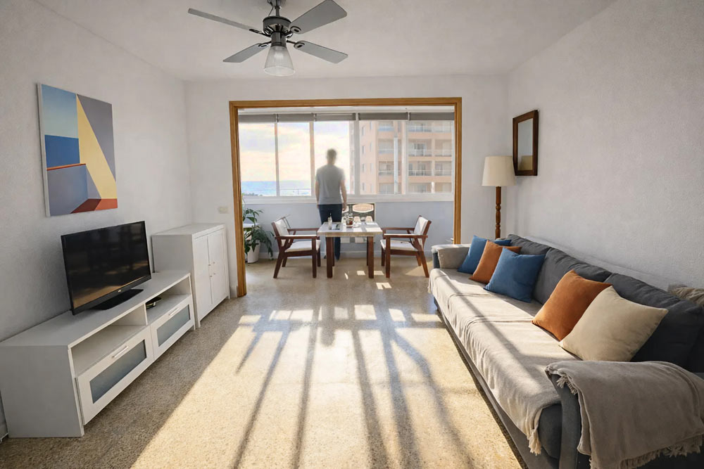 Salón principal del apartamento La Mata Beach